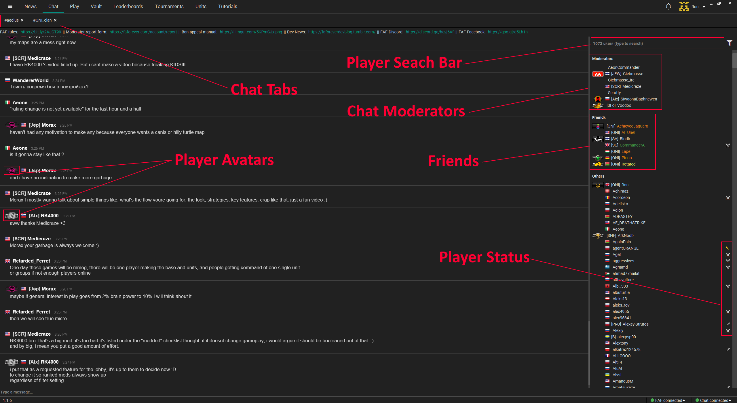 Chat pplayer Addressing Player